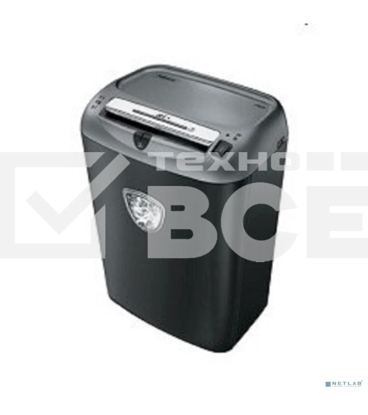 Шредер Fellowes Powershred 75Cs FS-46750 (FS-4675001/FS-4675002){авт., 3.9х50мм, 12лст., 27лтр., уничтожает: скобы, карты, скрепки, CD, селектор кол-ва листов}