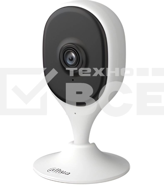 Компактная IP-видеокамера DAHUA DH-IPC-C3AP-0280B с Wi-Fi 2.4ГГц 3Мп, 1/3.2” CMOS, объектив 2.8мм, обнаружение людей, ИК 10м, микрофон, динамик