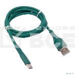 Кабель USB2.0 Cablexpert CC-USB2S-AMCM-1M-GN AM/Type-C, 3А, 18Вт, QC3.0, силиконовый, медь, 1м, зеленый, пакет, фото2