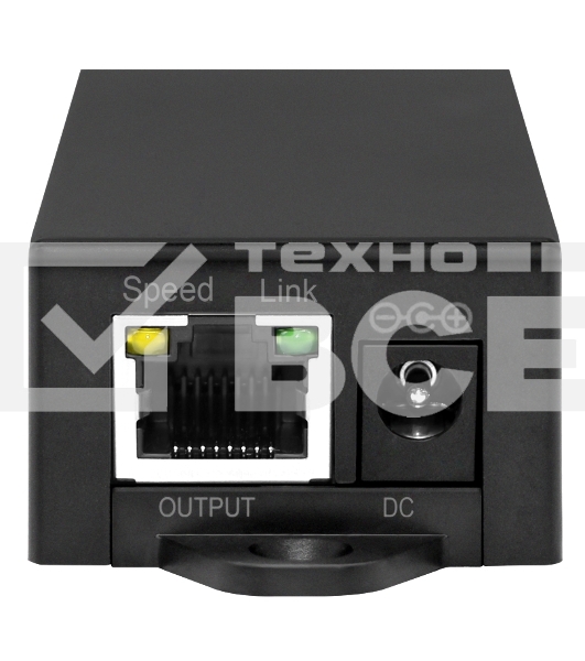 Преобразователь PoE af/at (48V) в Passive PoE (24V). Вход: коннектор RJ45 IEEE 802.3af/at/Passive PoE (37V-57V) или разъем DC 48В(2.1x5.5); Выход: Разъем RJ45 (Passive PoE 24VDC; 4,5(+); 7,8(-). Преобразователь используется для подключения 24V Passive PoE