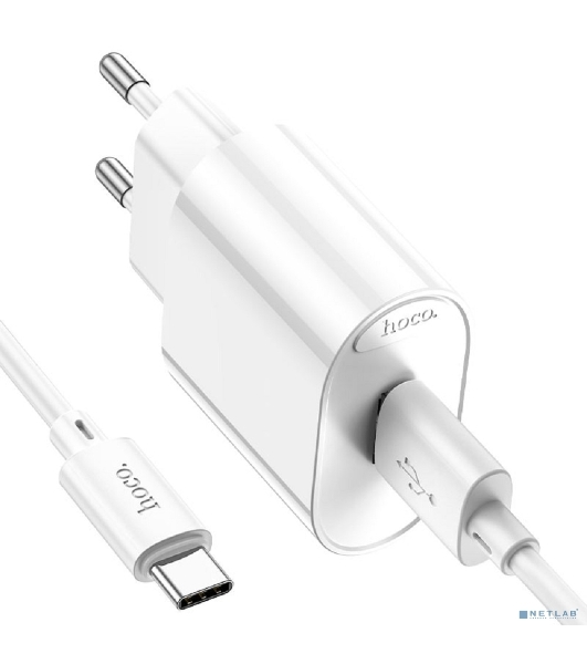 HOCO C109A/ Сетевое ЗУ/ 1 USB/ Выход: 10.5W/ White
