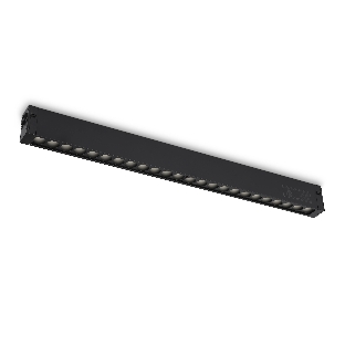 Светильник светодиодный трековый для шинопровода Magnetic Ambrella light GL1740 BK черный IP20 24W 4200K 220V 24° 455*25*42 (Без ПДУ)