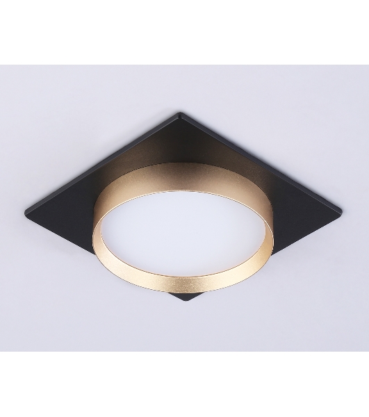 Светильник Ambrella light TN5232 BK/GD черный/золото GX53 max 12W 110*110*35
