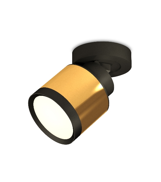 Светильник Ambrella Light XM8121001 PYG/SBK/PBK золото желтое полированное/черный песок/черный полированный GX53