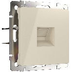 Розетка Ethernet RJ-45 (слоновая кость), фото 1