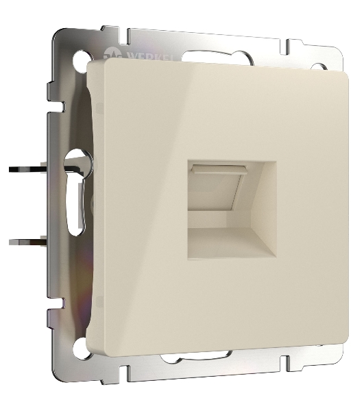 Розетка Ethernet RJ-45 (слоновая кость)