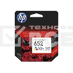 Картридж струйный HP 652 F6V24AE многоцветный, 200стр., для HP DJ IA 1115/2135/3635/4535/3835/4675, фото 1