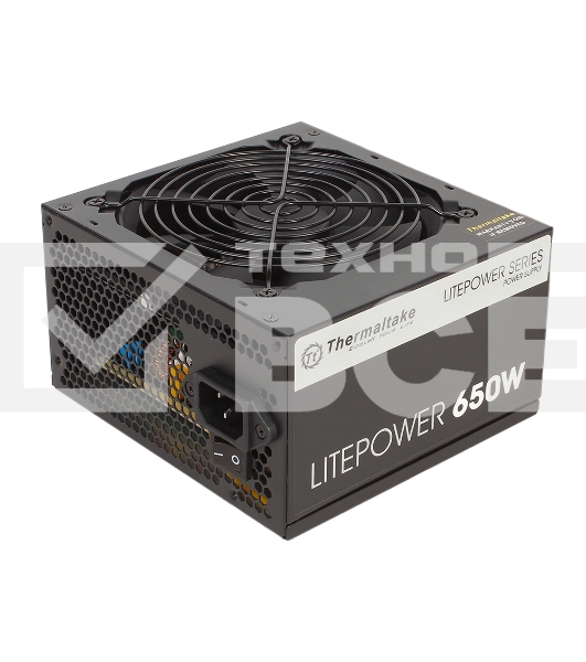 Блок питания Thermaltake Litepower (PS-LTP-0650NPCNEU-2), 650Вт, 120мм, черный