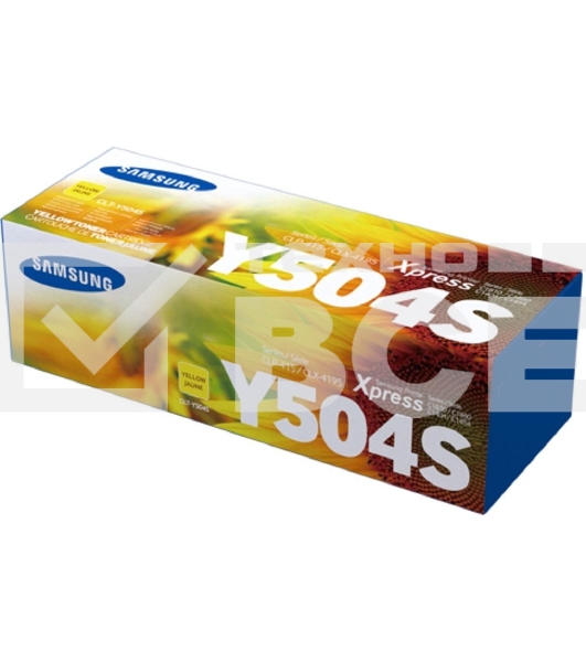 Картридж лазерный Samsung CLT-Y504S/ SU504A желтый для Samsung CLX-4195FN/4195FW, CLP-415N/415NW и Xpress C1810/C1860 (1800стр.)