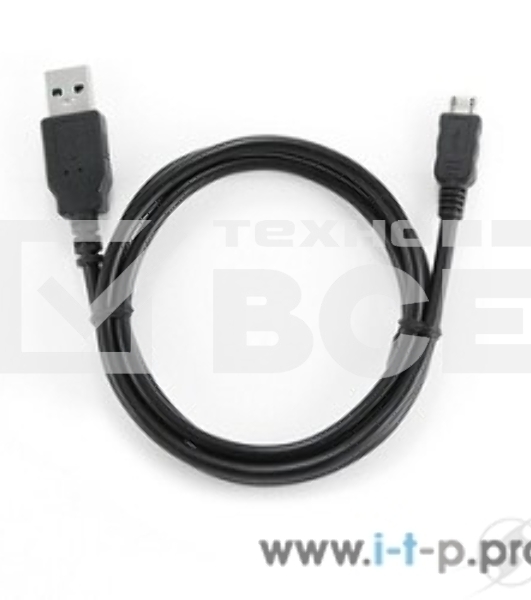 Кабель Gembird/Cablexpert CC-mUSB2D-1M, Кабель USB 2.0 , мультиразъем USB, AM/microB 5P, 1м, пакет