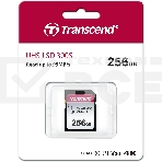 Флеш карта SD 256GB Transcend SDXC Class 10 UHS-I U3, V30, TLC, Silver, фото3