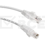 Кабель Патч-корд Lanmaster LAN-PC45/U5E-5.0-WH вилка RJ-45-вилка RJ-45 кат.5е 5м белый LSZH (уп.:1шт), фото 1