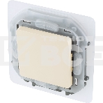 Переключатель IP44 10AX 250В слоновая кость, фото 1