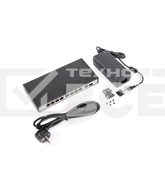 Коммутатор PoE Plus  SKAT PoE-8E-1G-1S, мощность 120Вт, порты: 8-Ethernet, 1-Uplink, 1-SFP SKAT PoE-8E-1G-1S PoE Plus switch, power 120W, ports: 8-Ethernet, 1-Uplink, 1-SFP