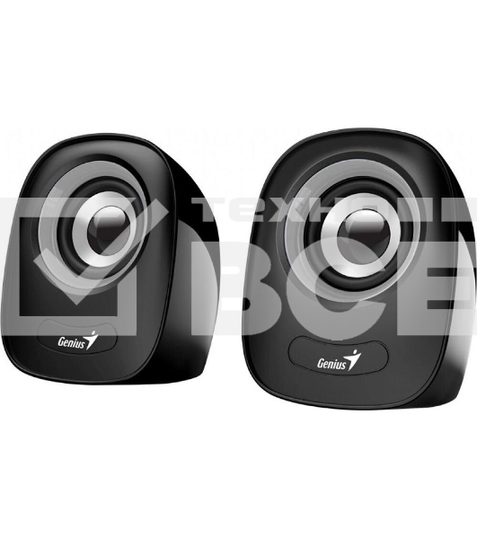 Колонки, PC speakers Genius SP-Q160,GRAY,USB, 2.0, Power Output 6W, Sensitivity: 80 Db, 3.5 mm jack., цвет серый