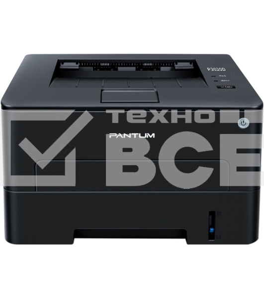 Принтер лазерный Pantum P3020D, А4, ч/б, печ. до 30 стр/мин., 600 x 600 dpi, USB