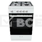Плита газовая De Luxe 506040.24Г ЧР-001 черный, конфорок 4 шт, духовка 54 л, 50 см x 85 см x 60 см, фото3