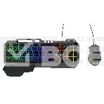 Комплект клавиатура + мышь Оклик GMNG 700GMK клав:черный мышь:черный USB Multimedia LED, фото30