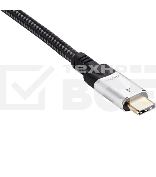 Кабель USB4 TCM--TCM, 5K@60Hz, 40GBps, PD 240W, 5A, VCOM, 1.2м