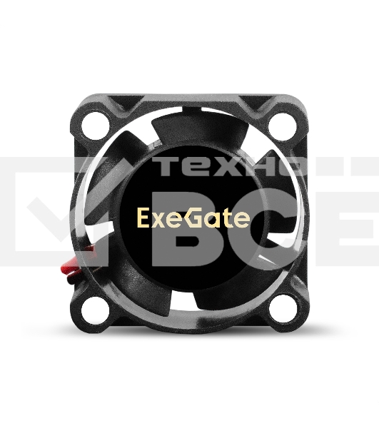 Вентилятор для корпуса ExeGate EX02510S2P черный, 25 мм, 10000 об/мин, 22 дБ, 2 pin