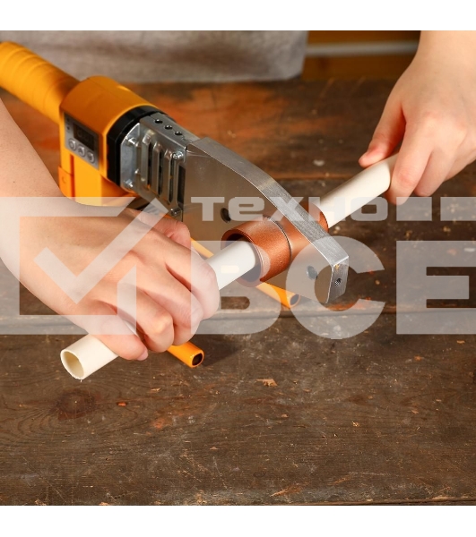 Сварочный аппарат для пластиковых труб Deko PPWM2100W LCD раструбная 2.1кВт (кейс в комплекте)