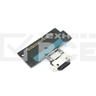 Шлейф c разъемом зарядки для Apple iPad Air 3 черный