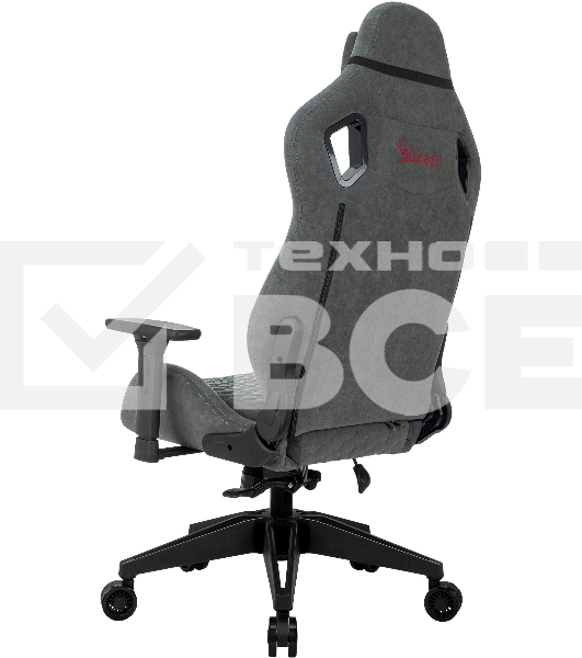 Кресло игровое A4Tech Bloody GC-770 серый соты, с подголов.