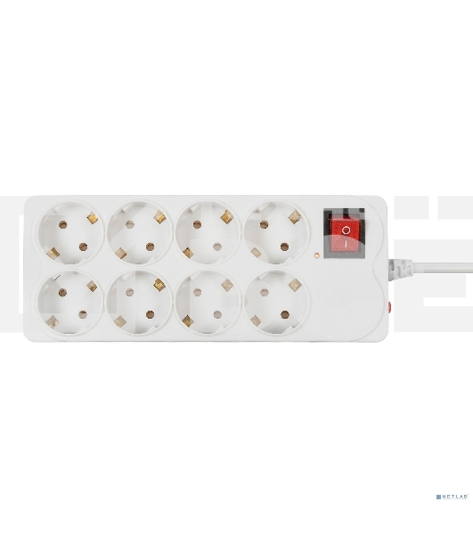 Сетевой фильтр Buro 800SH-5-W 5м (8 розеток) белый (коробка)