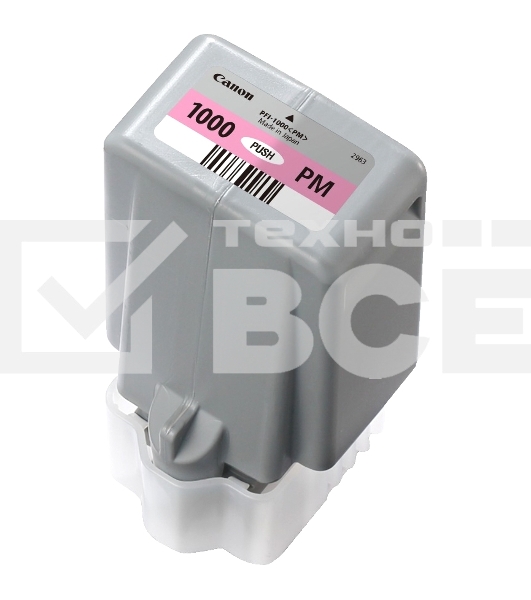 Картридж струйный Canon PFI-1000 PM для IJ SFP PRO-1000 WFG. Фото пурпурный. 80 мл.