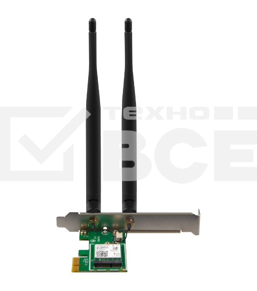 Сетевой адаптер Tenda E30 беспроводной двухдиапазонный PCI-e адаптер Wi-Fi 6 AX3000 c Bluetooth 5.0