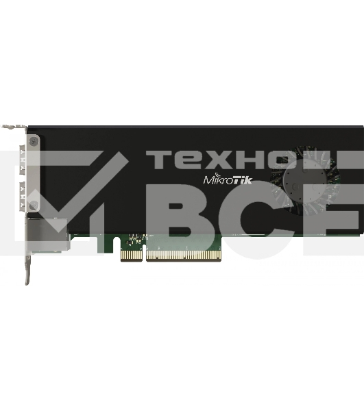 Сетевая карта MikroTik Cloud Core Router 2004-1G-2XS-PCIe network interface card with quad-core ARMv8 64-bit AL32400 CPU, 4GB RAM, 2x25G SFP28 cages, 1xGbit LAN, RouterOS L6