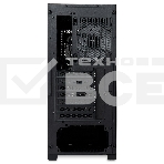 Компьютерный корпус HSPD M521, Mesh Mid Tower, черный, slide TG, 0.45 SPCC, 4x120мм ARGb ATX, mATX, mITX 160/330/184мм 2x2.5