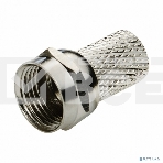 Разъем антенный на кабель Rexant F-разъем RG-6 (03-008C) 100шт, фото 1