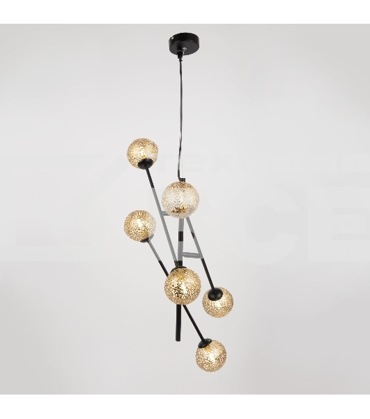 Светильник подвесной HIPER H819-0 6G96Вт BLACK/GOLD