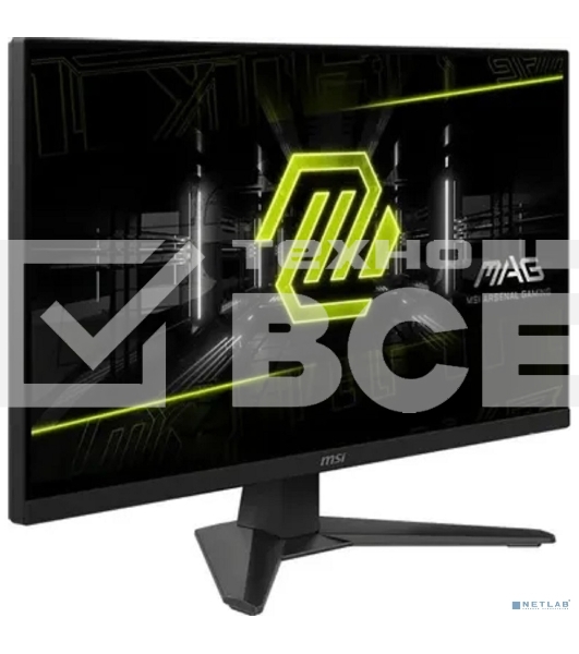 Монитор 27' MSI MAG 272F IPS 1920x1080, 200 Гц, 0.5 мс, 16:9, 1000:1, 250 кд/м², HDMI 2.0, DP 1.4, 3.5 мм, Adaptive-Sync, черный
