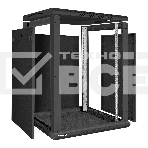 Шкаф телекоммуникационный 19' настенный 15U ExeGate EC-WM-15U.600.M.BLACK (19”, 15U, 600x600x769mm (ШхГхВ), передняя дверь металл, съемные боковые панели, пыле- и влагозащита IP23, черный RAL 9004), фото5