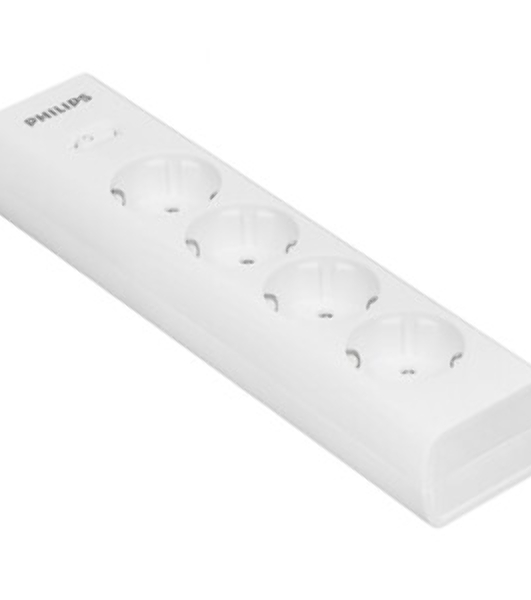 Сетевой фильтр Philips CHP2145WC/51, 5м, 4 розетки, белый