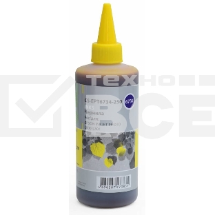 Чернила Cactus CS-EPT6734-250 желтый 250мл для Epson L800/L810/L850/L1800