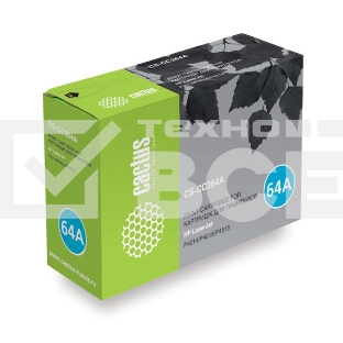 Картридж лазерный Cactus CS-CC364A черный (10000 стр.) для HP LaserJet P4014/P4015/P4515