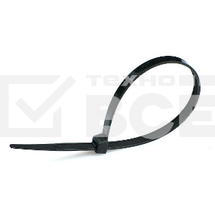Хомут нейлоновый Hammer Flex 235-0064,8*300мм, черный, упаковка 100 штук