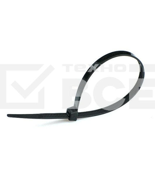 Хомут нейлоновый Hammer Flex 235-0064,8*300мм, черный, упаковка 100 штук