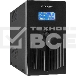 Источник бесперебойного питания CROWN Line Intractive CMU-SP1200EURO LCD USB, 1200VA\720W, фото5