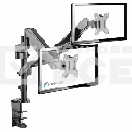 Кронштейн (держатель) ONKRON G140 для двух мониторов 13