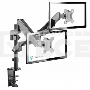 Кронштейн (держатель) ONKRON G140 для двух мониторов 13