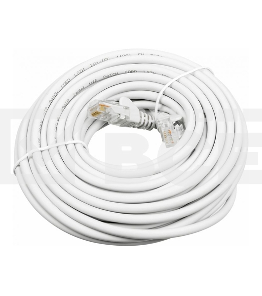 Кабель Патч-корд Lanmaster LAN-PC45/U5E-5.0-WH вилка RJ-45-вилка RJ-45 кат.5е 5м белый LSZH (уп.:1шт)