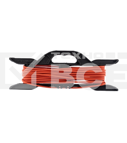 Удлинитель-шнур на рамке PROconnect ПВС 2х0.75, 10 м, б/з, 6 А, 1300 Вт, IP20, оранжевый