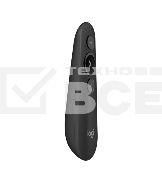 Презентер Logitech R500s Graphite черный, Bluetooth + 2.4 GHz, USB-ресивер , 3 программируемых кнопки, лазерная указка