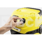 Строительный пылесос Karcher WD 3 P S V-17/4/20 желтый, 1000 Вт, уборка сухая/сбор воды, пылесборник мешок/контейнер, 17 л, фото14