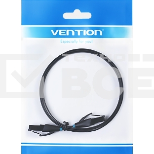 Патч-корд Vention прямой UTP cat.6, RJ45 - 3м. плоский Черный