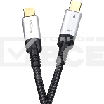 Кабель USB4 TCM--TCM, 5K@60Hz, 40GBps, PD 240W, 5A, VCOM, 1.2м, фото14